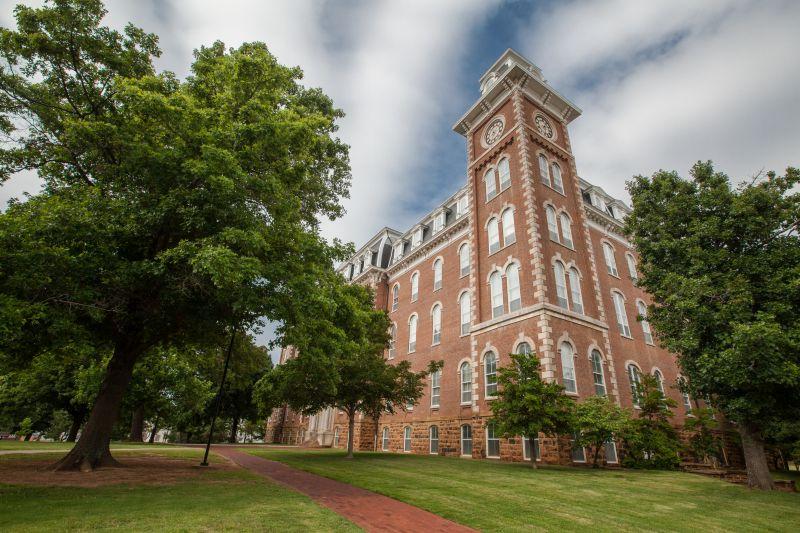 visit old main at the University of Arkansas